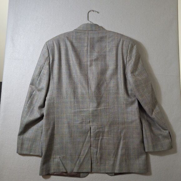 Lauren Ralph Lauren Men Glen Plaid Blazer 40R Sport Coat Silk Wool Union Made CA - Picture 13 of 15